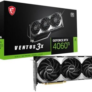 41EVOdlKInL._AC_ MSI GeForce RTX 4060 Ti Ventus 3X (16GB) – Best Budget GPU for Local LLMs & SDXL