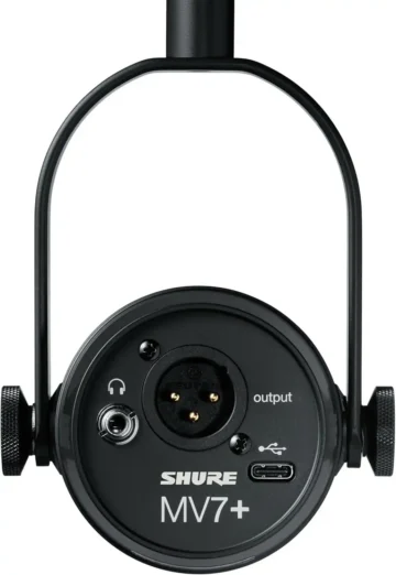 Shure MV7+ Podcast Microphone – The Ultimate Voice Input for Whisper AI & Digital Twins (USB-C/XLR)